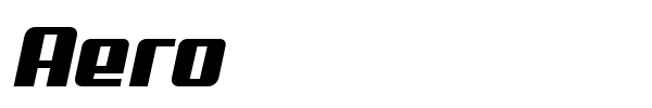 Aero font