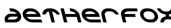 Aetherfox font