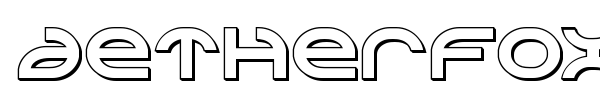 Aetherfox font preview
