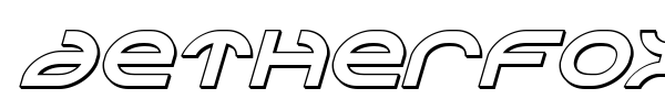 Aetherfox font preview