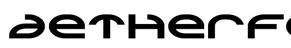 Aetherfox font preview