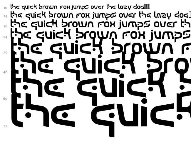 Airswing Headline font waterfall