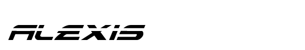 Alexis font
