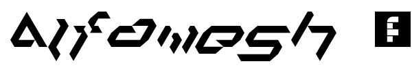 Alfamesh 001 font