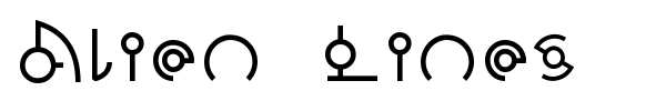 Alien Lines font