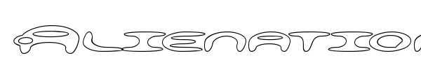 Alienation font