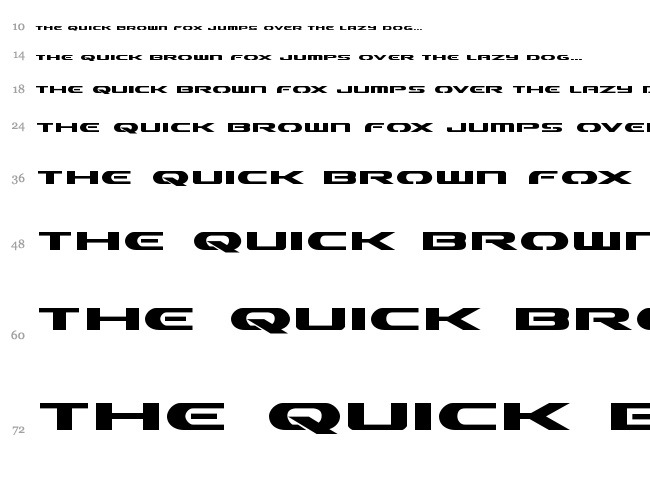 Alpha Men font waterfall