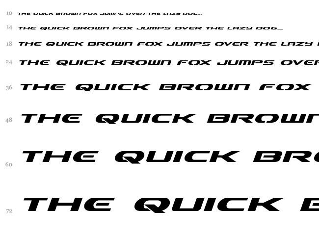 Alpha Men font waterfall