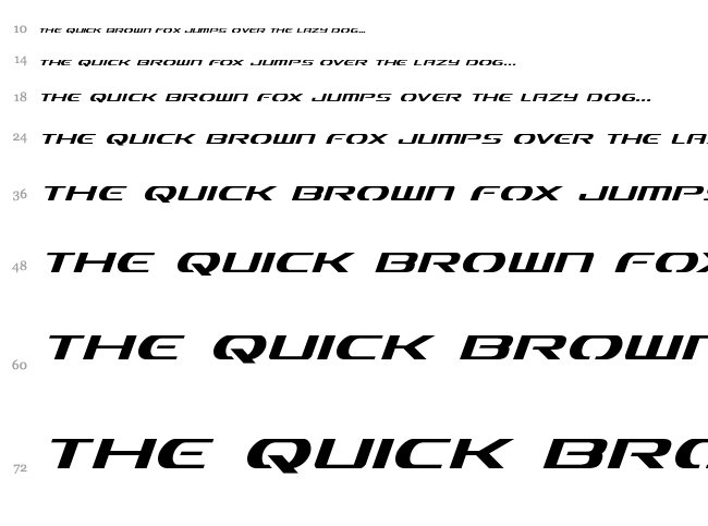 Alpha Men font waterfall
