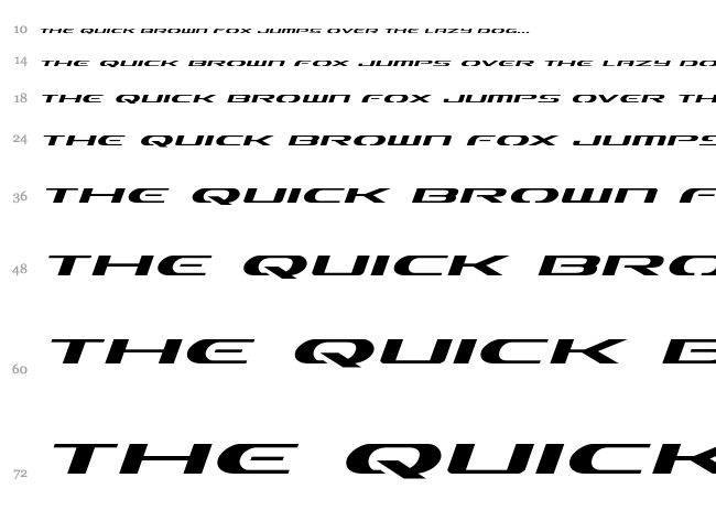 Alpha Men font waterfall