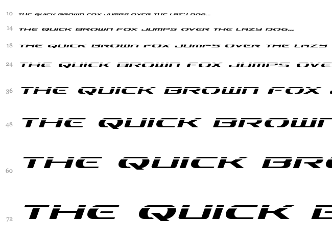 Alpha Men font waterfall