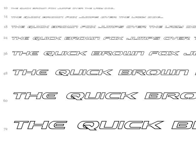 Alpha Men font waterfall