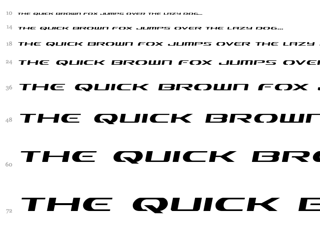 Alpha Men font waterfall
