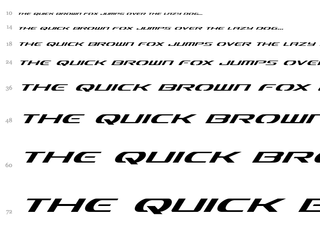 Alpha Men font waterfall