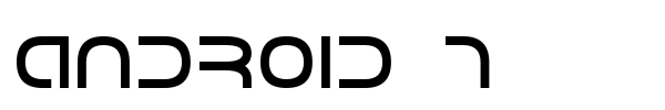 Android 7 font