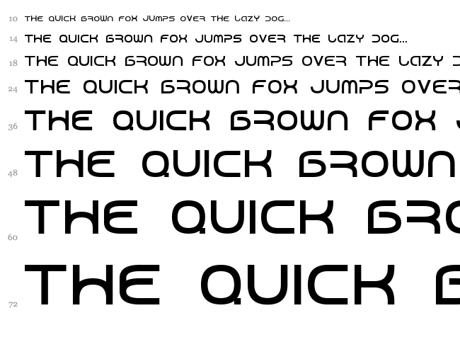 Android 7 font waterfall