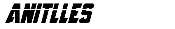 Anitlles font