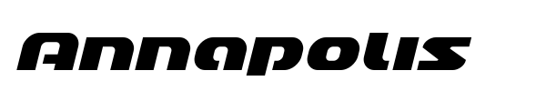 Annapolis font preview