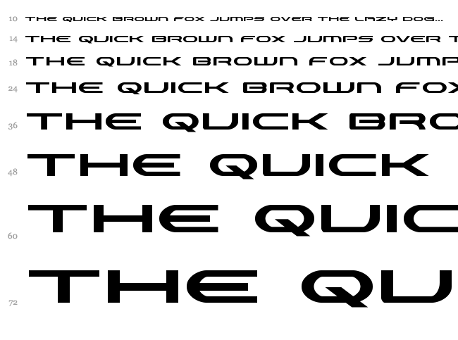 Antietam font waterfall