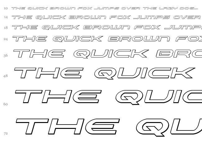 Antietam font waterfall