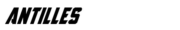 Antilles font