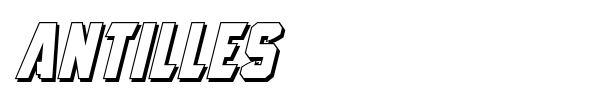 Antilles font preview