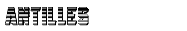 Antilles font preview