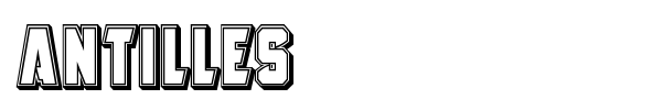 Antilles font preview