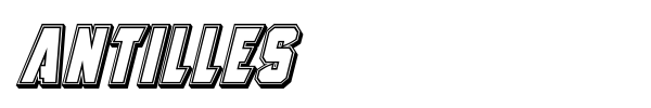 Antilles font preview