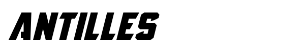 Antilles font preview