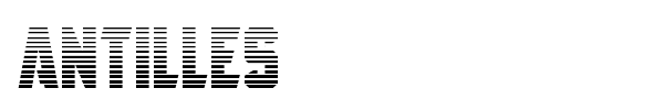 Antilles font preview