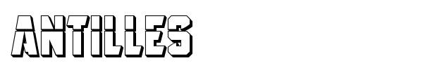 Antilles font preview