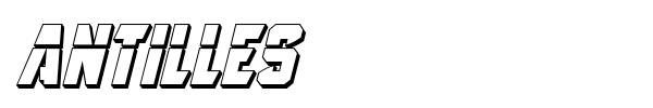 Antilles font preview