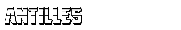 Antilles font preview