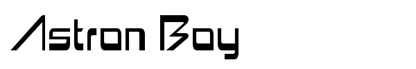 Astron Boy font