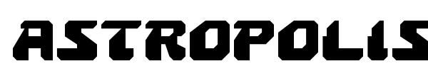 Astropolis font preview