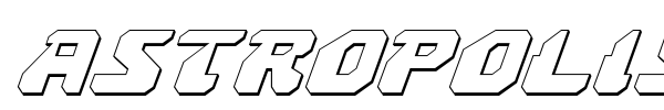 Astropolis font preview