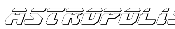 Astropolis font preview