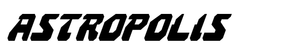 Astropolis font preview