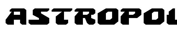Astropolis font preview