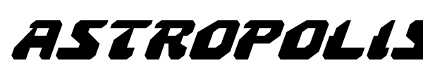 Astropolis font preview