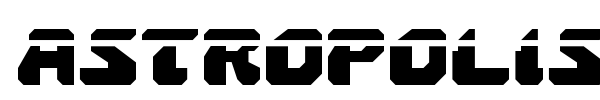 Astropolis font preview