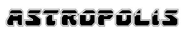 Astropolis font preview