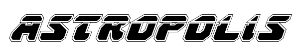 Astropolis font preview