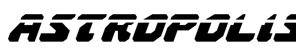 Astropolis font preview