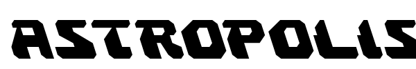Astropolis font preview