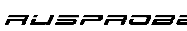 AusProbe font
