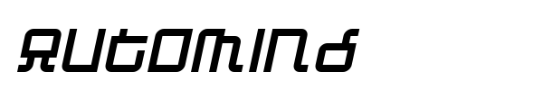 Automind font