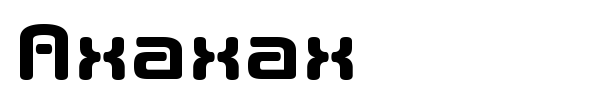 Axaxax font