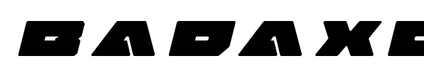 Badaxe font